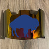 Buffalo Bills Full Size Football Helmet Visor Shield Red Iridium Mirror w/ Clips - PICK LOGO COLOR