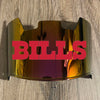 Buffalo Bills Full Size Football Helmet Visor Shield Red Iridium Mirror w/ Clips - PICK LOGO COLOR