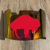 Buffalo Bills Full Size Football Helmet Visor Shield Red Iridium Mirror w/ Clips - PICK LOGO COLOR