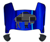 Buffalo Bills Limited Edition Mini Football Helmet Visor Shield w/ Clips - PICK VISOR & LOGO COLOR