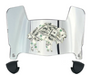 Buffalo Bills Limited Edition Mini Football Helmet Visor Shield w/ Clips - PICK VISOR & LOGO COLOR