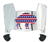 Buffalo Bills Limited Edition Mini Football Helmet Visor Shield w/ Clips - PICK VISOR & LOGO COLOR