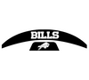 Buffalo Bills MIDI Mid Size SpeedFlex Football Helmet Front & Back Bumper Decal Set - Pick Color