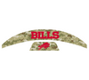 Buffalo Bills MIDI Mid Size SpeedFlex Football Helmet Front & Back Bumper Decal Set - Pick Color