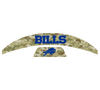 Buffalo Bills MIDI Mid Size SpeedFlex Football Helmet Front & Back Bumper Decal Set - Pick Color