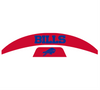 Buffalo Bills MIDI Mid Size SpeedFlex Football Helmet Front & Back Bumper Decal Set - Pick Color