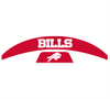 Buffalo Bills MIDI Mid Size SpeedFlex Football Helmet Front & Back Bumper Decal Set - Pick Color