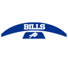 Buffalo Bills MIDI Mid Size SpeedFlex Football Helmet Front & Back Bumper Decal Set - Pick Color