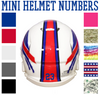 Buffalo Bills Jersey Style Vinyl Number Decal Sheet Set of 50 #0-9 - Pick Color & Size
