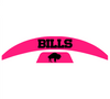 Buffalo Bills Retro Throwback MIDI Mid Size SpeedFlex Football Helmet Front & Back Bumper Decal Set - Pick Color