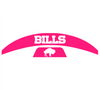 Buffalo Bills Retro Throwback MIDI Mid Size SpeedFlex Football Helmet Front & Back Bumper Decal Set - Pick Color