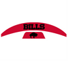 Buffalo Bills Retro Throwback MIDI Mid Size SpeedFlex Football Helmet Front & Back Bumper Decal Set - Pick Color
