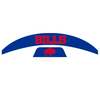 Buffalo Bills Retro Throwback MIDI Mid Size SpeedFlex Football Helmet Front & Back Bumper Decal Set - Pick Color