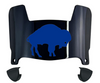 Buffalo Bills Retro Throwback Mini Football Helmet Visor Shield w/ Clips - PICK VISOR & LOGO COLOR