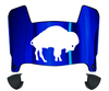 Buffalo Bills Retro Throwback Mini Football Helmet Visor Shield w/ Clips - PICK VISOR & LOGO COLOR