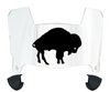 Buffalo Bills Retro Throwback Mini Football Helmet Visor Shield w/ Clips - PICK VISOR & LOGO COLOR