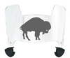 Buffalo Bills Retro Throwback Mini Football Helmet Visor Shield w/ Clips - PICK VISOR & LOGO COLOR