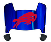 Buffalo Bills Mini Football Helmet Visor Shield w/ Clips - PICK VISOR & LOGO COLOR