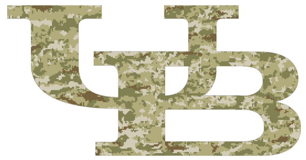 Buffalo Bulls Team Logo Salute to Service Camouflage Camo Vinyl Decal PICK SIZE