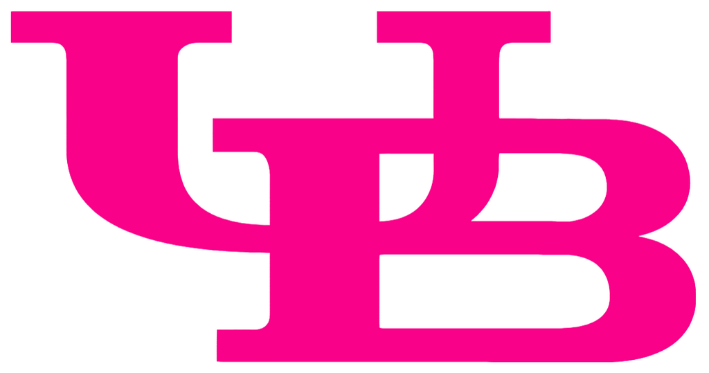Buffalo Bulls Hot Pink Team Logo Premium DieCut Vinyl Decal PICK SIZE