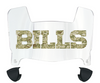 Buffalo Bills Limited Edition Mini Football Helmet Visor Shield w/ Clips - PICK VISOR & LOGO COLOR