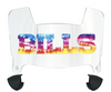 Buffalo Bills Limited Edition Mini Football Helmet Visor Shield w/ Clips - PICK VISOR & LOGO COLOR
