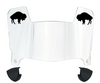 Buffalo Bills Retro Throwback Mini Football Helmet Visor Shield w/ Clips - PICK VISOR & LOGO COLOR