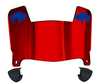 Buffalo Bills Retro Throwback Mini Football Helmet Visor Shield w/ Clips - PICK VISOR & LOGO COLOR