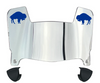 Buffalo Bills Retro Throwback Mini Football Helmet Visor Shield w/ Clips - PICK VISOR & LOGO COLOR