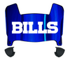 Buffalo Bills Mini Football Helmet Visor Shield w/ Clips - PICK VISOR & LOGO COLOR