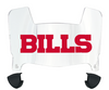 Buffalo Bills Mini Football Helmet Visor Shield w/ Clips - PICK VISOR & LOGO COLOR