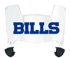 Buffalo Bills Mini Football Helmet Visor Shield w/ Clips - PICK VISOR & LOGO COLOR