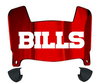 Buffalo Bills Mini Football Helmet Visor Shield w/ Clips - PICK VISOR & LOGO COLOR