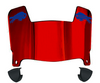 Buffalo Bills Mini Football Helmet Visor Shield w/ Clips - PICK VISOR & LOGO COLOR
