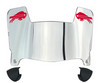 Buffalo Bills Mini Football Helmet Visor Shield w/ Clips - PICK VISOR & LOGO COLOR