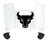 Buffalo Bulls Mini Football Helmet Visor Shield w/ Clips - PICK VISOR & LOGO COLOR
