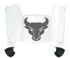 Buffalo Bulls Mini Football Helmet Visor Shield w/ Clips - PICK VISOR & LOGO COLOR