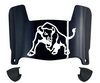 Buffalo Bulls Mini Football Helmet Visor Shield w/ Clips - PICK VISOR & LOGO COLOR