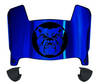 Butler Bulldogs Mini Football Helmet Visor Shield w/ Clips - PICK VISOR & LOGO COLOR