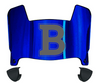 Butler Bulldogs Mini Football Helmet Visor Shield w/ Clips - PICK VISOR & LOGO COLOR