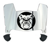 Butler Bulldogs Mini Football Helmet Visor Shield w/ Clips - PICK VISOR & LOGO COLOR