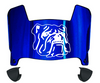 Butler Bulldogs Mini Football Helmet Visor Shield w/ Clips - PICK VISOR & LOGO COLOR