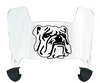 Butler Bulldogs Mini Football Helmet Visor Shield w/ Clips - PICK VISOR & LOGO COLOR