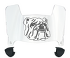 Butler Bulldogs Mini Football Helmet Visor Shield w/ Clips - PICK VISOR & LOGO COLOR