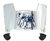 Butler Bulldogs Mini Football Helmet Visor Shield w/ Clips - PICK VISOR & LOGO COLOR