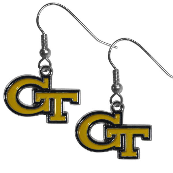 Georgia Tech Yellow Jackets NCAA Womens Dangle Earrings