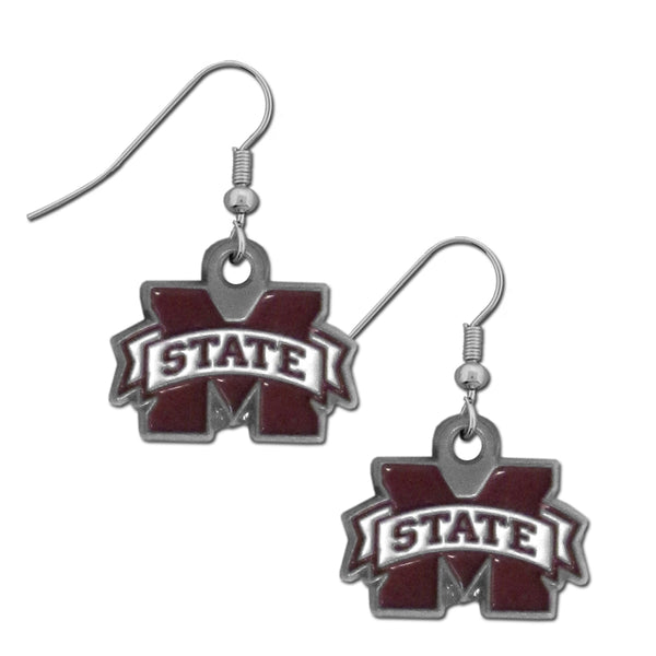 Mississippi State Bulldogs NCAA Womens Dangle Earrings