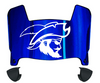 CSU Buccaneers Mini Football Helmet Visor Shield w/ Clips - PICK VISOR & LOGO COLOR