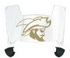 CSU Buccaneers Mini Football Helmet Visor Shield w/ Clips - PICK VISOR & LOGO COLOR