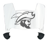 CSU Buccaneers Mini Football Helmet Visor Shield w/ Clips - PICK VISOR & LOGO COLOR